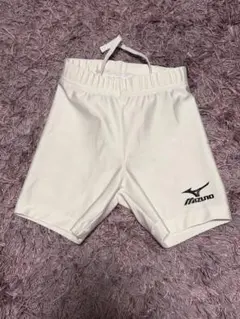 未使用級 MIZUNO サッカーフットサル用 インナーパンツ ホワイト130cm