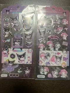 Kuromi & My Melody ホログラムステッカーセット