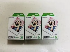 FUJIFILM instax mini インスタントフィルム 10枚X3箱