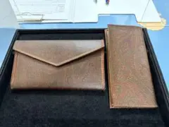 ETRO エトロ　ペイズリー柄 長財布 2点セット