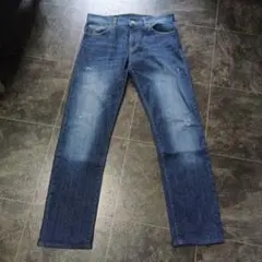 A/X ダークブルー ストレートデニム