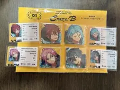 Crazy:B アイドルスクエア缶バッジセット IDカード