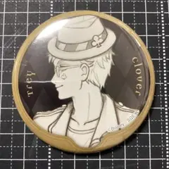 ①ツイステ 缶バッジ スケアリー トレイ・クローバー ディズニー ツイステッドワンダーランド ホログラム缶バッジ