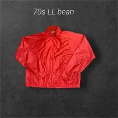 ヴィンテージ　LLbean エルエルビーン　70s ナイロンジャケット　赤　L
