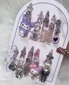 最終値下げ！！ネイルチップ/ロングネイルチップ/ギャルネイル/ゴテゴテ