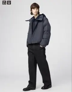 ブラック ワイドパンツ