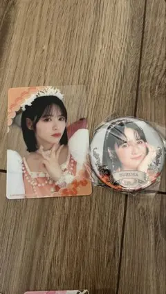 鎮西寿々歌 トレカ　缶バッジ