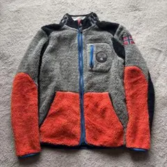 【USED】napapijri クレイジーカラー　ボアジャケット