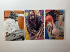 チェンソーマン 箔押しクリアカード　マキマ デンジ 原作 カード　先行　セット②
