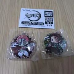 鬼滅の刃 ぴた！でふぉめ アクリルめじるしマスコット 猗窩座 炭治郎