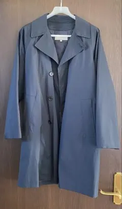 マーガレットハウエル 2way ステンカラーコート 中綿入り ネイビー 日本製