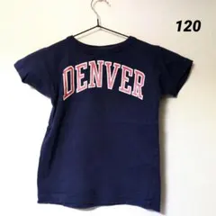 《DENIM＆DUNGAREE》英字アップリケ Tシャツ