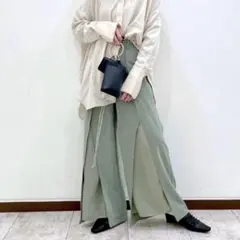 JEANASISジーナシス　 フロントスリットシアーパンツのサムネイル