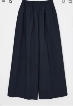 現物写真ありenfold RELAX WIDE TROUSERS/ネイビー