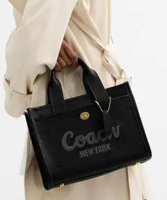 ★新品完売品★COACH コーチ カーゴ トートバッグ 26 ショッパー2枚付き