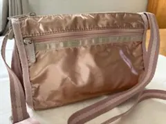 （394）レスポートサック　ミニショルダーバッグ　ラメ　ピンク　小さめ