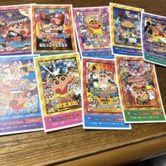 映画 クレヨンしんちゃん デコステッカー 9枚セット