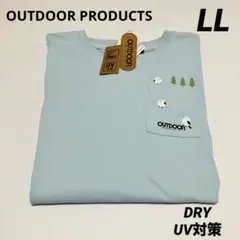 OUTDOOR PRODUCTS レディース　Tシャツ　LLサイズ　シマエナガ