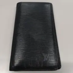Louis Vuitton エピレザー 長財布 手帳カバー黒