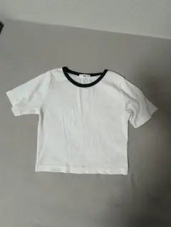 WEGO リブTシャツ ホワイト 半袖