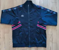 希少　アンブロ トラックジャケット デサント XO ネイビー　希少