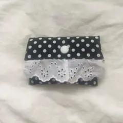 クッションポーチ　ドット　ハンドメイド　ウィッシュコア　韓国