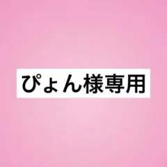 ぴょん様専用