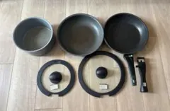 フライパン　鍋　6点セット　取手　ニトリ　28cm 20cm 蓋付き IH ガスのサムネイル