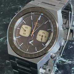 希少美品Seiko Speed Timer 茶馬 Chronograph 稼働