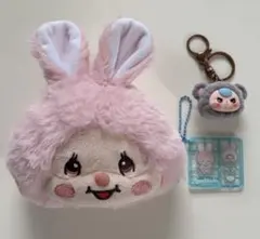 新品タグ付き モンチッチフレンズ うさぎ キーホルダー ピンク - メルカリ