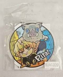 ぴた！でふぉめ 鬼滅の刃アクリルキーホルダー ぷらす 善逸＆伊之助