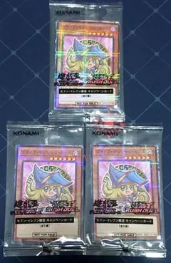 遊戯王 ブラックマジシャンガール セブンイレブン 未開封 3枚セットのサムネイル