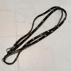 Bandolierスタッズ付きブラックショルダーストラップ