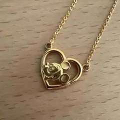 ディズニーヴィンテージ ・ミッキーマウス・ハートネックレス・ミッキーネックレス