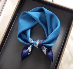 シルク7 残りわずか　シルク100% 大判スカーフ　ストール　53×53cm