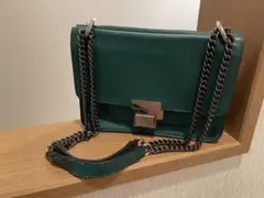 【日本未発売】PARFOIS パルフォア グリーン チェーン ショルダーバッグ
