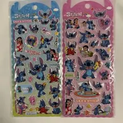 中国ライセンス商品　リロ・アンド・スティッチ シール 2シートセット