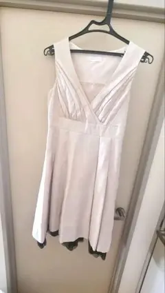 anysis ベージュ ノースリーブ ワンピース 膝丈 M