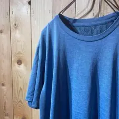 AE6000 UNIQLO ユニクロ 半袖Tシャツ ライトブルー メンズ XL