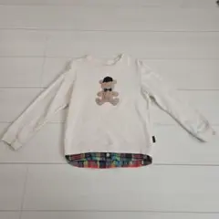 コンビミニ くま白トレーナー 120のサムネイル