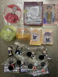 ハイキュー！アニカフェ特典アクリルコースター(灰羽リエーフ)他フィギュア等色々