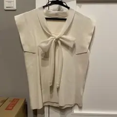 SNIDEL ボウタイニットプルオーバー