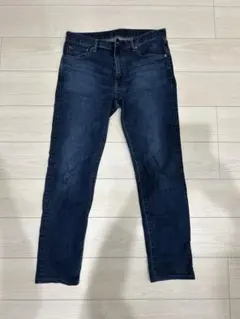UNIQLO JEANS ダークブルー ストレートデニム32(81.5cm)