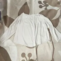 オフホワイト ノーカラージャケット