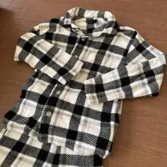 DIGNIO チェック柄 パジャマ ポンチョ　セットアップ