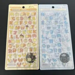 ボンボンドロップシール　モジ　ポムポムプリン　シナモロール　2シートセット