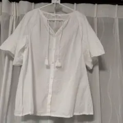 新品未使用タグ付きSM2パフスリーブブラウス