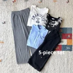 5点セット　まとめ売り レディース服　コーデ売り 大人カジュアル　ニットパンツ