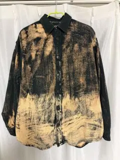 DIESEL ブリーチ加工 デニムシャツ 長袖