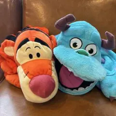 【コストコ】ディズニーパペット付きブランケット セット(ティガー＆サリー)